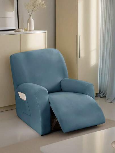 1/2/3pcs Set, Solid Color Milk Silk Stretch Thickened Sofa Cover, Waterproof Elastic, Dustproof Washable, Massage Chair Cover, Multiple Colors Available, Home Appliances, Modern Minimalist All Season Anti-Slip Sofa Slipcover, Pet-Friendly Home Decor