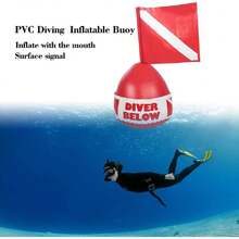 Marcador de 52 x 32 x 1 PVC Marcador de Buceo Inflable con Bandera,38258864 - D - Ver 6