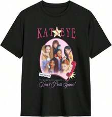 Katseye Beautiful Chaos Tracklist Shirt, Katseye Kpop Shirt, Katseye Gnarly Shirt, Gabriela Shirt, K - 黑色 5 - 查看 1