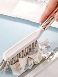 Mini Soft Bristle Plastic Broom And Dustpan Set, Compact Sweeping Kit For Children, Kitchen, Bathroom And Home Use, Efficient Cleaning, Essential Home Cleaning Supplies - Multicolor - View 2