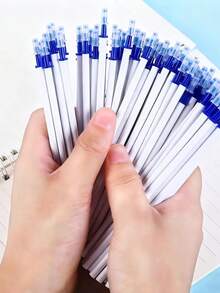 30支装黑色可擦笔芯，黑色书写替代笔芯，可擦橡皮笔芯，黑色美术笔芯，顺滑办公笔芯，速干趣味礼品，学校学习，课堂考试，大学写作，签名