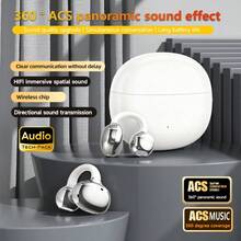 NEW SENYANG سماعات أذن لاسلكية جديدة من فورست يانغ، قابلة للتثبيت، للرياضة والموسيقى، سماعات بلوتوث معلقة، سماعات TWS مريحة عالية الجودة مع صوت ستيريو عميق وتعريف صوتي واضح، مناسبة لهواتف أندرويد وآيفون، وألعاب الفيديو، وأزواج الأعمال - ج87 - مشاهدة 19