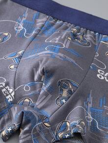 6pcs/Pack Boys' Printed Boxer Briefs - Multicolor - View 5