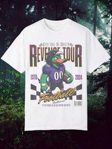 1Pcs,2026,Vintage Benito Bowl T-Shirt_ Bunny  Bowl 2026 Football Shirt,Vintage Summer Tops For Women - 白色 3 - 查看 5