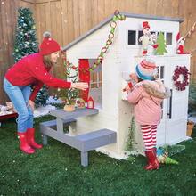 KidKraft 10236 Modern Outdoor Playhouse Blanco - como en la foto - Ver 2