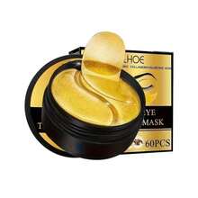 60 Pieces Of Unisex Adult Gold Eye Moisturizing Patches, Rich In Collagen And Hyaluronic Acid, Alcohol-Free, Suitable For All Skin Types, Making The Eye Area Look Noticeably Firmer - 60Pcs - View 1