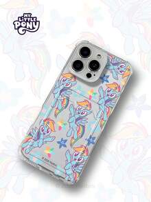 MY LITTLE PONY Official Genuine Cartoon Girly Phone Case, Card Holder Phone Case, Compatible With Apple 17, 17 Air, 17 Pro, 17 Pro Max, 11, 12, 13, 14, 15, 16 Pro, 16 Pro Max, 14 Plus, 15 Plus, 16 Plus, 15 Pro Max, 16 Pro, 16 Pro Max, XR, XS Max - Clear - View 3