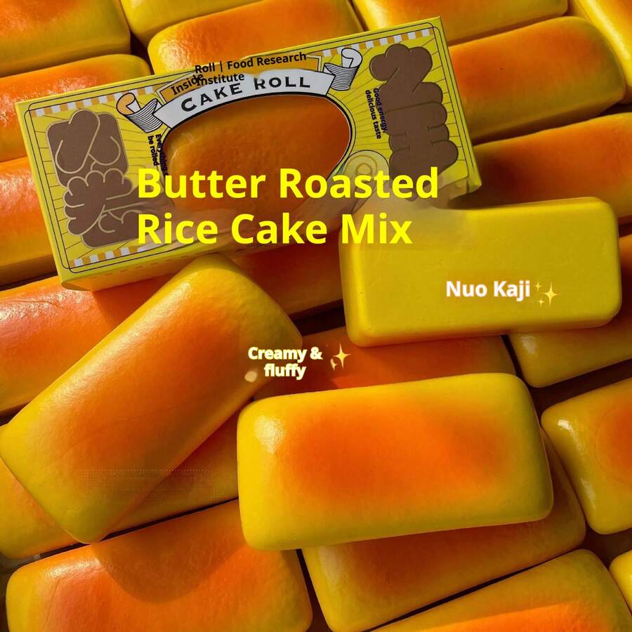 New Super Sticky Mochi Mochi Baked Rice Cake Slow Rebound Stress Relief Squeeze Toy, Stress Relief, Emotion Soothing, Gift, Holiday Gift, Birthday Gift, Perfect Gift - Multicolor - View 1