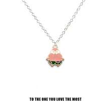 SPONGEBOB 1件可爱卡通海绵宝宝和派大星极简项链，送给女朋友、男朋友的理想礼物，情人节礼物 - 彩色 - 查看 7