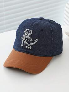 1pc Kids Cartoon Dinosaur Visor Cap, Lightweight Summer Baseball Hat For Outdoor Activities, Suitable For 2-6 Years Old - Tyrannosaurus Rex Baseball Cap - View 10