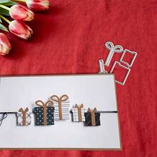 一套金属切割模具，适用于剪贴簿、手工艺品、DIY模板、手工卡片、礼品卡制作工具