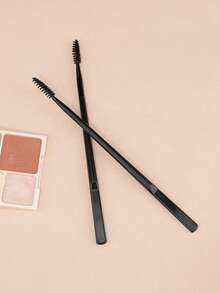 1/2/5pcs Brow Lift Applicator, Dual-Ended Eyebrow Brush For Grooming & Lifting Brows & Applying Brow Wax, Creates A Fluffy Feathered Look