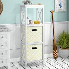 Black Foldable Storage Cubes Bins , Fabric Storage Box Cubes Organizer Baskets With Dual Handles For Home Organizer Creamy-White Gold - 奶油白金 - 查看 6