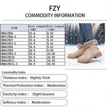 FZY 2026 Winter New Women's Snow Boots: Stylish Side Zipper Design, PU Leather Upper, Thickened And Warm Wool Lining. Perfect For Everyday Wear, Shopping, And Outdoor Activities. A Must-Have Black Boot For Women's Winter Outfits.Valentine's Day Sentiment-Giving Gift Boots,FuzzyChic Apricot Boots,The Essential Fashion Item For Attending A Wedding - Elegant Ladies' Boots - Màu be - Xem 3