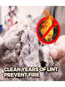 1 Piece Of Washer & Dryer Vent Cleaning Brush With A Long Flexible Rod And Spiral Bristles - Collect Dust, Remove Detergent Residue, Prevent Blockage, Maintain Equipment Efficiency, Washing Machine Cleaning Tool, Tidy Up The Lint Trap, Ergonomic Handle Design, Sturdy Handle Structure - Multicolor - View 2