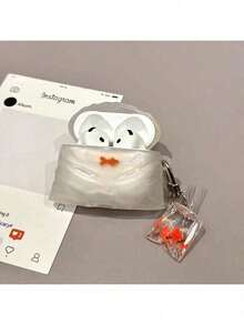 Pocket Goldfish Design Case |       Fits Apple  4th Gen & Pro 2nd Gen |       Wireless Bluetooth Earbuds Protective Cover |       Cute Unique Style |       Anti-Scratch, Durable & Slim |       Easy To Install |       Adorable Fish Pattern |       Ideal For Daily Use, Gifts |       Earphone Case For Women, Girls 6FVF - 金魚 - 查看 4