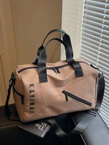 1个中号旅行包，男女通用健身包，户外旅行包，干湿分离收纳袋，个人行李包，通勤购物手提袋，健身休闲收纳袋 - 彩色 - 查看 17