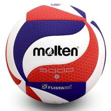 Molten Balón Flistatec Voleibol V5m5000 Número 5 Azul Oscuro - Multicolor - Ver 4