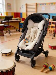 1 miếng đệm ghế xe đẩy em bé, đệm ghế ăn dặm, đệm dày phù hợp cho trẻ sinh non đến trẻ mới biết đi, miếng lót ghế ô tô cho trẻ sơ sinh có thể đảo chiều, thích hợp cho xe đẩy, xích đu, ghế rung - Họa tiết chấm bi - Nhiều màu - Xem 2