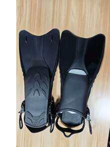 2只装可调节硅胶游泳脚蹼，防滑全脚套短蹼片设计，柔韧橡胶蹼片增强推进力和腿部力量，适用于泳池、开放水域、浮潜、潜水、自由泳、蝶泳练习，S/M码（38-42）成人款，男女通用，专业游泳训练必备配件 - 彩色 - 查看 7