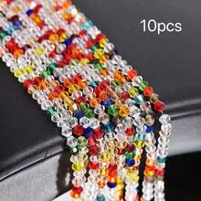 4mm Vibrant Faceted Glass Ball Beads | Sparkling Crystal Loose Beads | DIY Bracelet Necklace Phone Chain Jewelry Making Supplies | Handmade Craft Accessories - Spinel - View 24