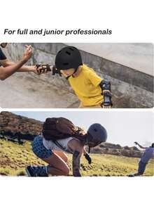 Casco Bicicleta para Niños/Adulto, Casco para Bici, Skateboard Patinaje Ciclismo Monopatín Casco Infantil Ajustable Casco de Scooter Equipo de Protección de  para Deportes,38263847 - Multicolor - Ver 5