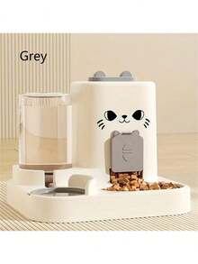 2-In-1 Automatic Pet Cat Dog Water & Food Dispenser, No Electricity, With Moisture-Proof Design - Multicolor - View 12