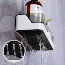 Self Adhesive Bathroom Shower Caddy Shelf Rack Storage Organiser + Wall Sticker - Multicolor - View 3