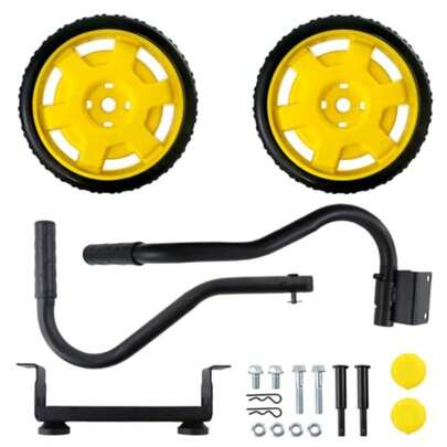 Generator Wheel Kit Compatible With Champion 2800-4750w With Folding Handle And Never-Flat Tires Generator Replacement Parts 40065