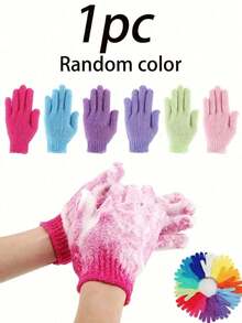 20pcs/1pc Exfoliating Bath Gloves, Double-Sided Exfoliating Gloves, Exfoliating Bath Gloves, Body Scrub Gloves, Body Exfoliating Bath Gloves, Body Cleansing Tool - Multicolor - View 12