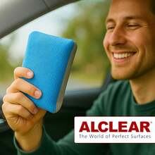 ALCLEAR 950014 Ultra Microfiber Anti Fog Sponge 13x10x3.5cm For Car Windshield Side Windows Mirrors Keeps Interior Dry - Single Pack - View 5