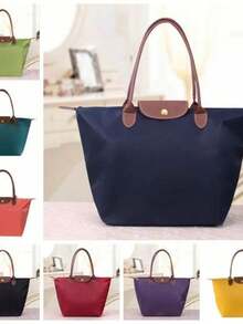 Women's FOLDING Medium Waterproof Shoulder Bag Promotion - 藍色 - 查看 2