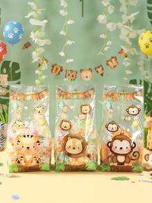 100 túi đựng bánh hình động vật rừng, túi quà tặng họa tiết sư tử, hổ, khỉ, túi đựng kẹo sinh nhật, túi đựng bánh quy chủ đề động vật rừng, túi đựng đồ ăn nhẹ, trang trí tiệc mừng em bé, trang trí tiệc tiết lộ giới tính, túi đựng bánh quy đám cưới, quà tặng tiệc cưới, túi mua sắm siêu thị, trang trí bàn tiệc gia đình, đồ dùng nhà bếp, túi quà sinh nhật, trang trí động vật rừng, quà tặng tiệc tùng. - động vật rừng - Xem 9