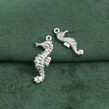 20pcs Stainless Steel Hollow Ocean Creature Pendants, For DIY Craft Accessories, Friendship Gifts, Home Decor, Small Item Decoration - DIY - View 6