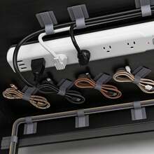 Cable Organizer And Bundler, Household Cable Management Hook And Loop, Reusable Cable Tie.