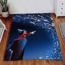 1pc M Agician M Ickey Blanket, D Isney Cartoon Character Print Blanket,Cute Cartoon Blanket,Cartoon Blanket Fluffy,Camping Blanket,Christmas Present Modern Fashion Gift Suitable For Home Bedroom Bed Sofa Office Lunch Break Cover Picnic Blanket - 彩色 - 查看 3