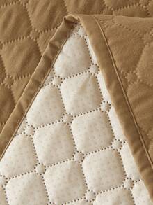 Ultrasonic Dust-Proof Anti-Slip Recliner Cover, Minimalist Solid Color Armchair Armrest Towel, Single Sofa Combination Lumbar Pillow - Multicolor - View 18