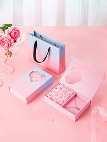 Hộp quà hình trái tim, hộp đựng trang sức thanh lịch, hộp quà tặng hình túi xách ngày Valentine, hộp quà tặng trang sức lãng mạn cho các cặp đôi, hộp quà tặng sáng tạo dành cho bạn gái, mẹ hoặc bạn thân. - Nhiều màu - Xem 8