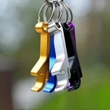 5pcs, 3pcs, 1pcs Bottle Openers, Beer Bottle Openers/Soda Bottle Openers, Keychain Bottle Openers, Aluminum Multifunctional Bottle Openers, Suitable For Parties, Festivals, And Gatherings - 彩色 - 查看 10