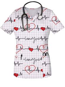 手术服上衣 - 彩色 - 查看 1