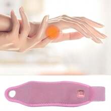 Electric Hand Warmer Wrist Massager, USB-Powered Heating Pad With Adjustable Heating Modes, Wrist Support & Detachable Strap, Portable Warmth For Winter Home Office Outdoor Activities - Pink - View 5