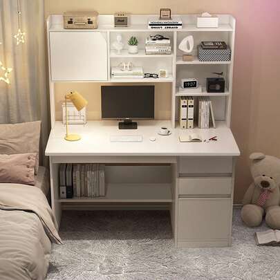 Escritorios Mueble Escritorio De Ordenador Escritorios 100cm,Estilo Minimalista Moderno, Escritorios para Oficinas en el Hogar,para espacios pequeños, dormitorio, estudiante