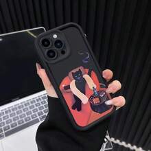 AVAILABLE FORIPHONE16PHONE CASE15/PROMAX/PLUS/14/13/E/11/5/12/MINI/X/XR/XSSAMSUNGS23PLUS/GALAXYA065G325G/324G/PLUS/155G/144G/135G/064G/GALAXIAA55/GALAXYA54/34/GALAX/MINIMALIST/CARTOON/TPU SOFT SHELL - LMX441 - Negro - Ver 2