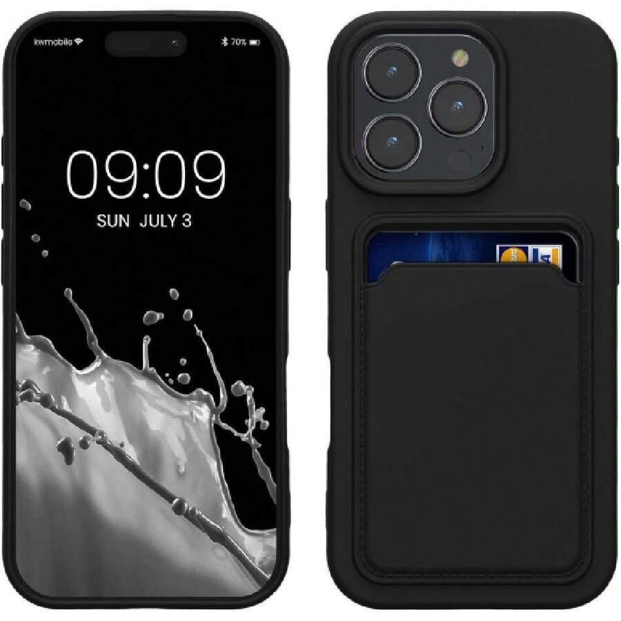 Wallet Case Compatible With Apple 16 Pro - Protective Wallet Case With Card Slots - Black, 38214003 - Coffee Brown - View 1