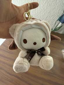 TendenciaLlavero Peluche Kitty Pompurin    Marrón ClaroCalidad premium - Marrón claro - Ver 5