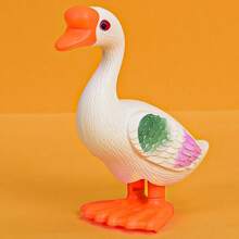 1 Peça Brinquedo de Ganso Branco Grande de Corda 2026 - Brinquedo Realista de Cisne Saltitante - Brinquedo de Corda que Pode Correr, Adequado como Presente para Amigos, Coleção, Feriados, Aniversários - Multicolorido - Visão 6