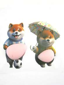 可爱金色闪光贴纸 - 浅色设计，适用于手机壳、笔记本、工艺品、相册、3D立体贴纸、涂鸦贴纸、糖果水滴贴纸、普通贴纸、贴纸簿 - 彩色 - 查看 7