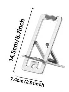 Adjustable Alloy Aluminum Metal Phone Holders Card Stand Portable Phone Holder Fits All Smartphones And Tablets Universal Smart Phone Accessory Multi-Angle Durable Lightweight Design Phone Stand Tablet Support Fashionable Accessory Sturdy Structure Valentine's Day Gift - Multicolor - View 9