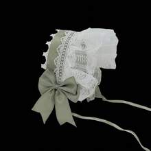 1件洛丽塔发箍，可爱百搭的蕾丝女仆蝴蝶结头饰，适合日常佩戴