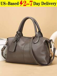 Women's Boston Bag, Handbag And Crossbody Bag, Large Capacity Commuter Bag,Shoulder Crossbody Bag,Spacious Work Tote, Large Satchel Tote Bag Ladies Shoulder Bag,Lightweight Material Design,Adjustable Strap,Essential For Travel, Work And School[US Local Warehouse]The Best Gift Choice, Birthday Gift, Valentine's Day - 彩色 - 查看 14